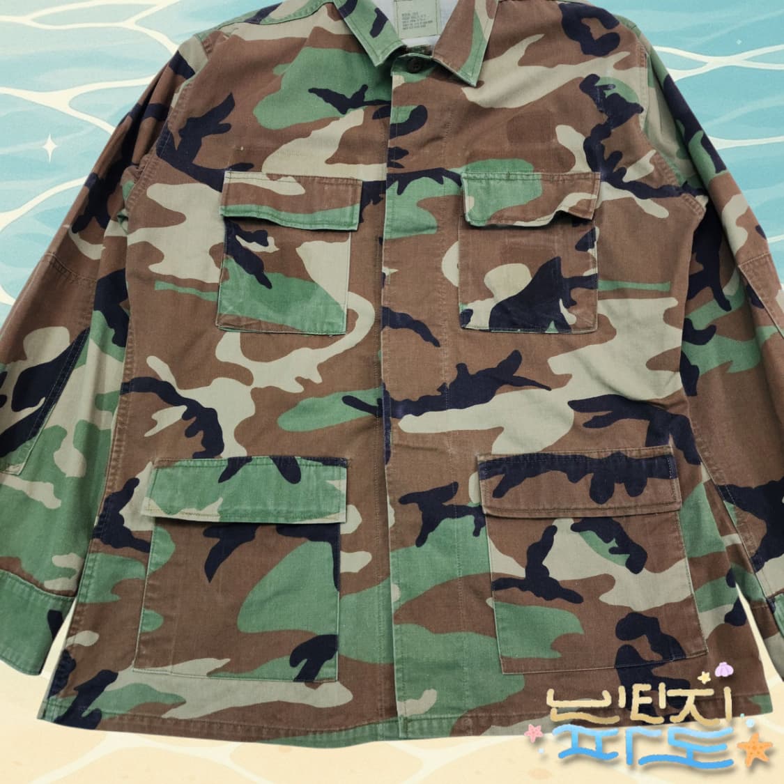M US ARMY 빈티지 BDU 우드랜드 자켓 상품이미지2