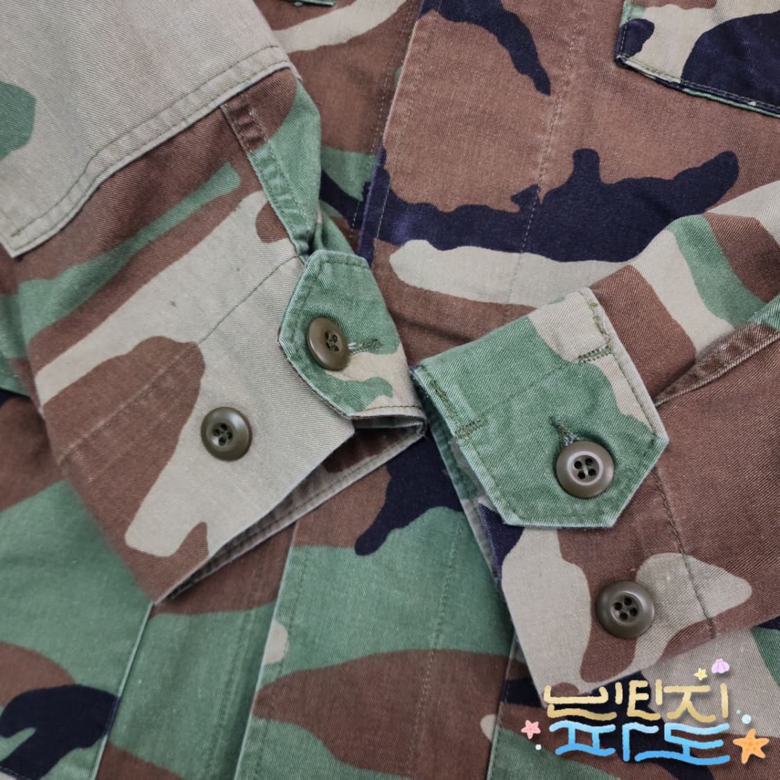 M US ARMY 빈티지 BDU 우드랜드 자켓 상품이미지3
