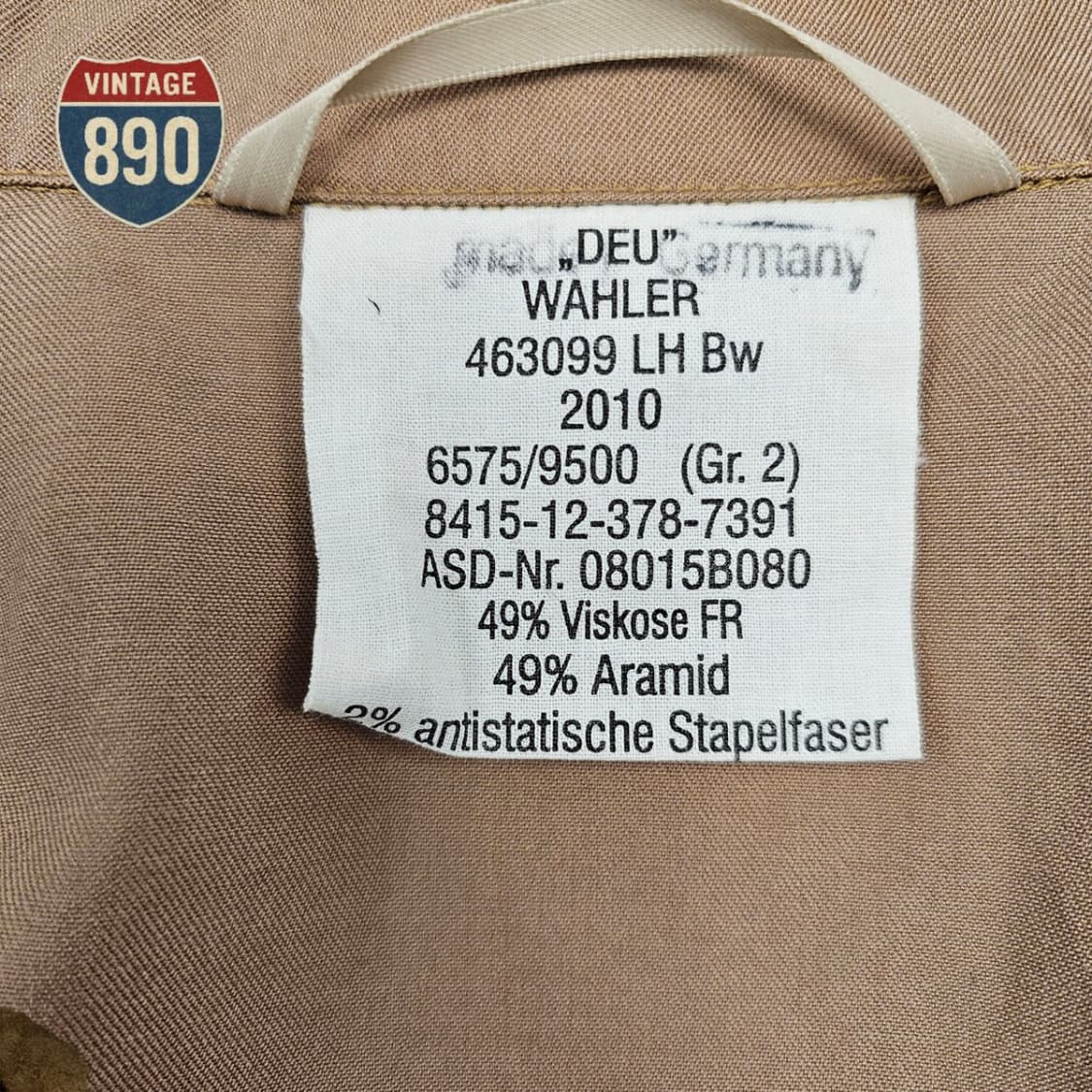 [105] 독일군 Deu Wahler 전투복 상의 상품이미지7