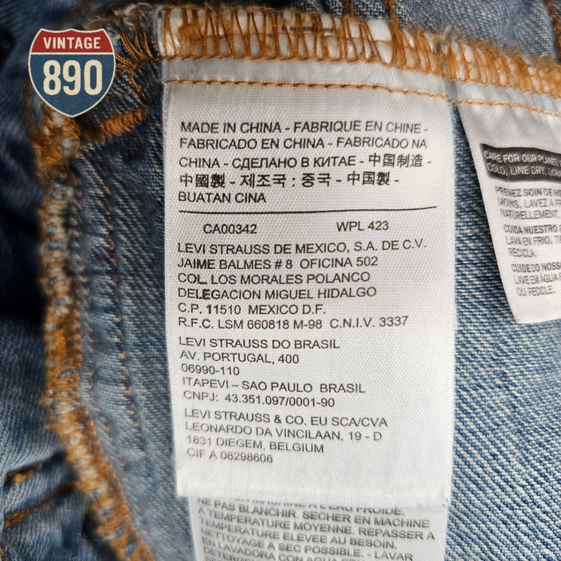 [80] Levi's 리바이스 트러커 청자켓 상품이미지7