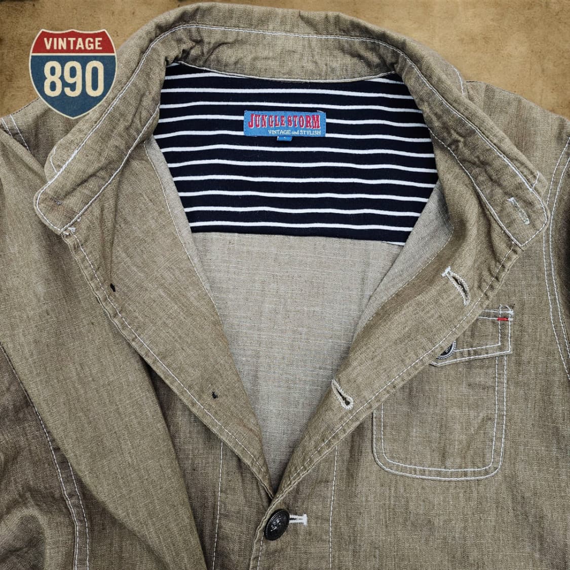 [L] JUNGLE STORM 정글스톰 VTG 초어 자켓 상품이미지7