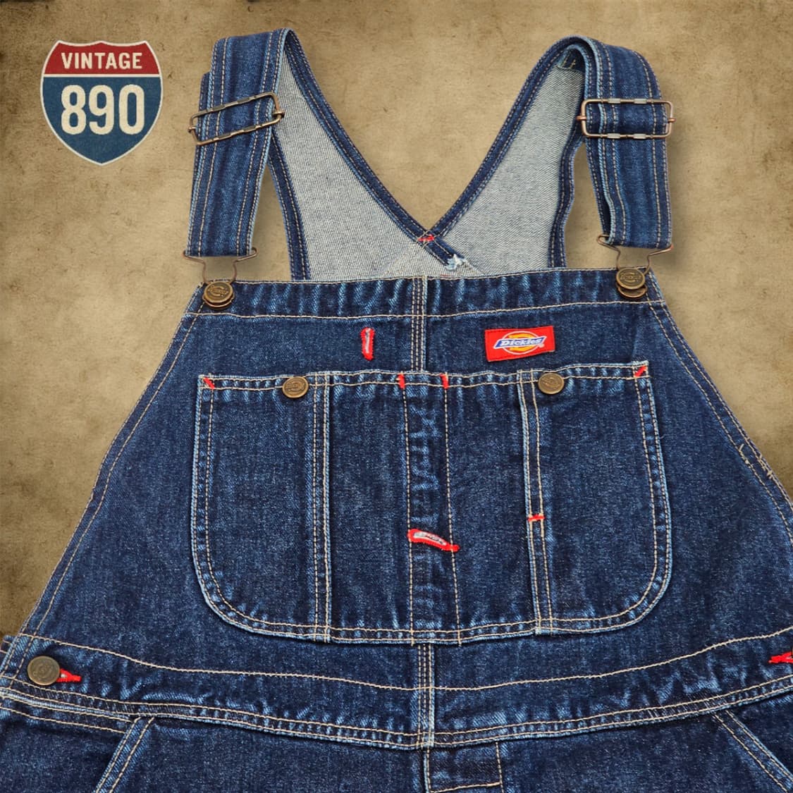[34] Dickies 디키즈 데님 오버롤 상품이미지2