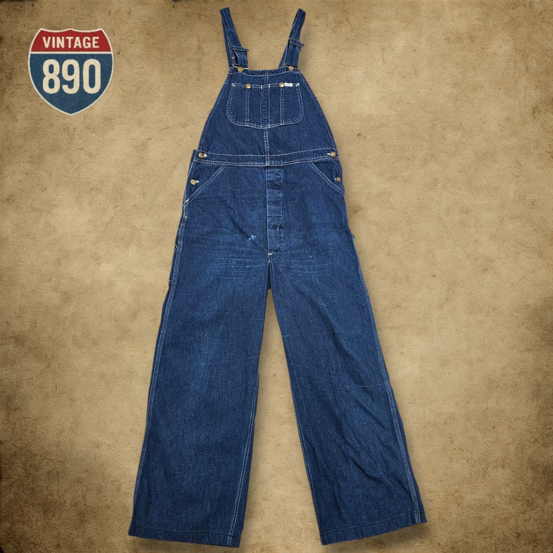 [32] 80S USA제 LEE 데님 오버롤 카펜터 상품이미지1