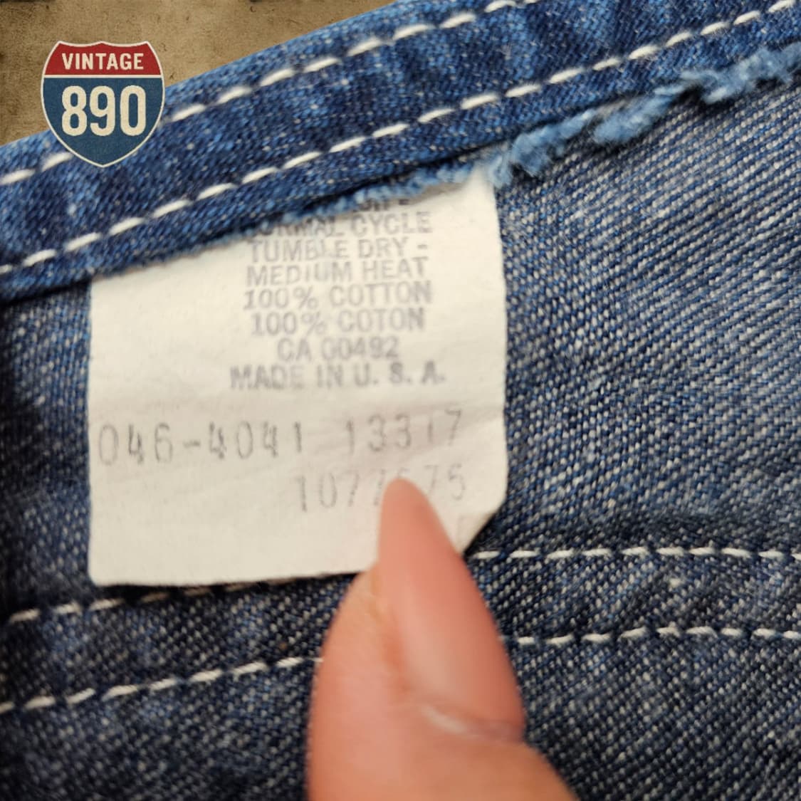 [32] 80S USA제 LEE 데님 오버롤 카펜터 상품이미지10