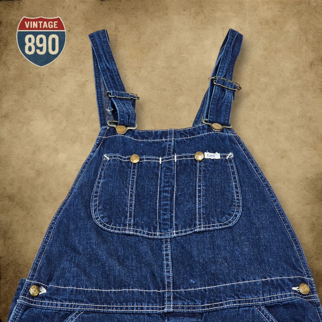 [32] 80S USA제 LEE 데님 오버롤 카펜터 상품이미지2
