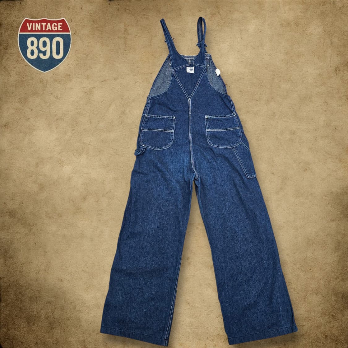 [32] 80S USA제 LEE 데님 오버롤 카펜터 상품이미지7