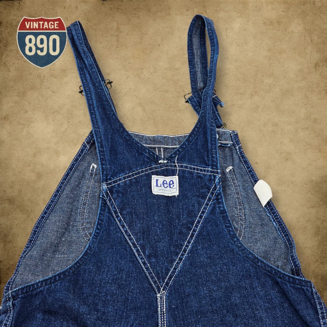 [32] 80S USA제 LEE 데님 오버롤 카펜터 상품이미지8