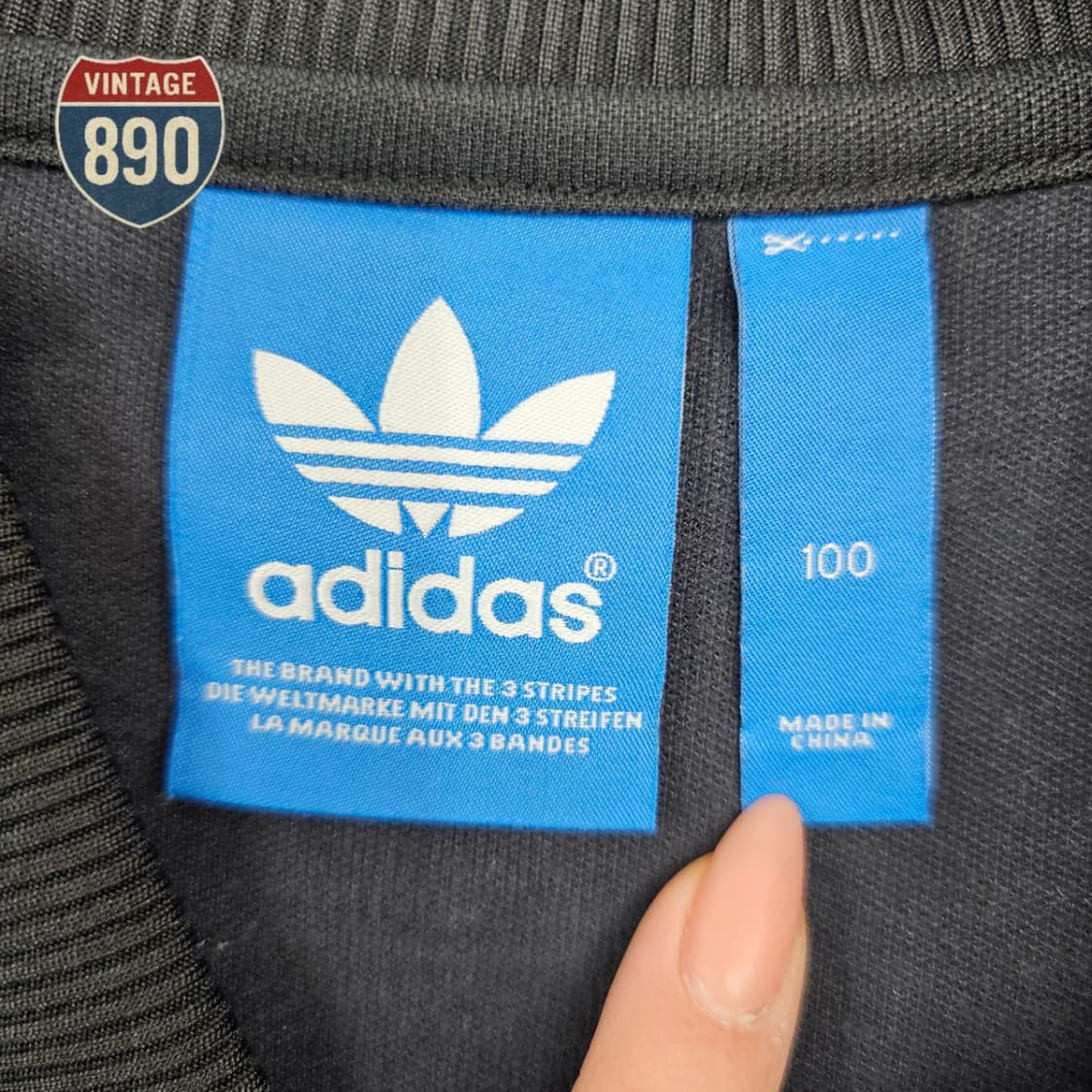 [100] adidas 아디다스 빅로고 바시티 자켓 상품이미지6