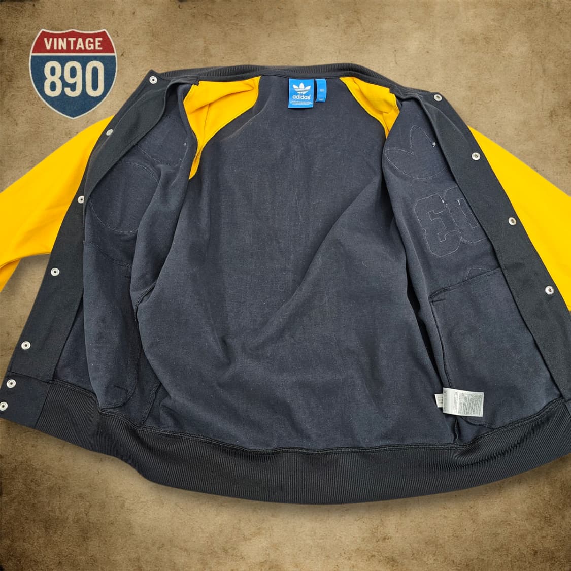 [100] adidas 아디다스 빅로고 바시티 자켓 상품이미지7