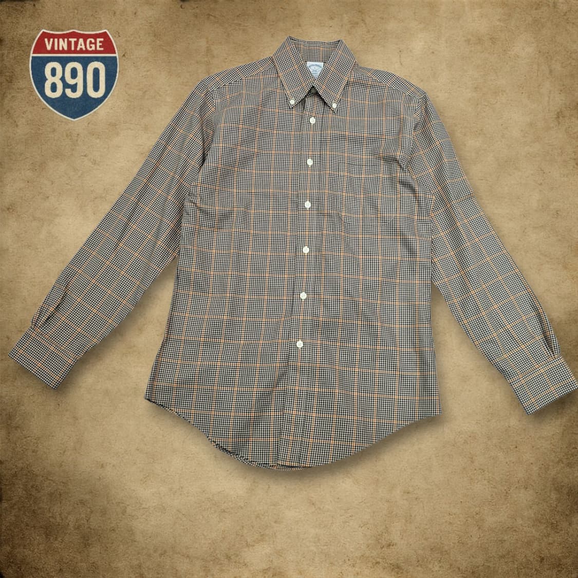 [S] Brooks Brothers 브룩스브라더스 리젠트 체크 셔츠 상품이미지1