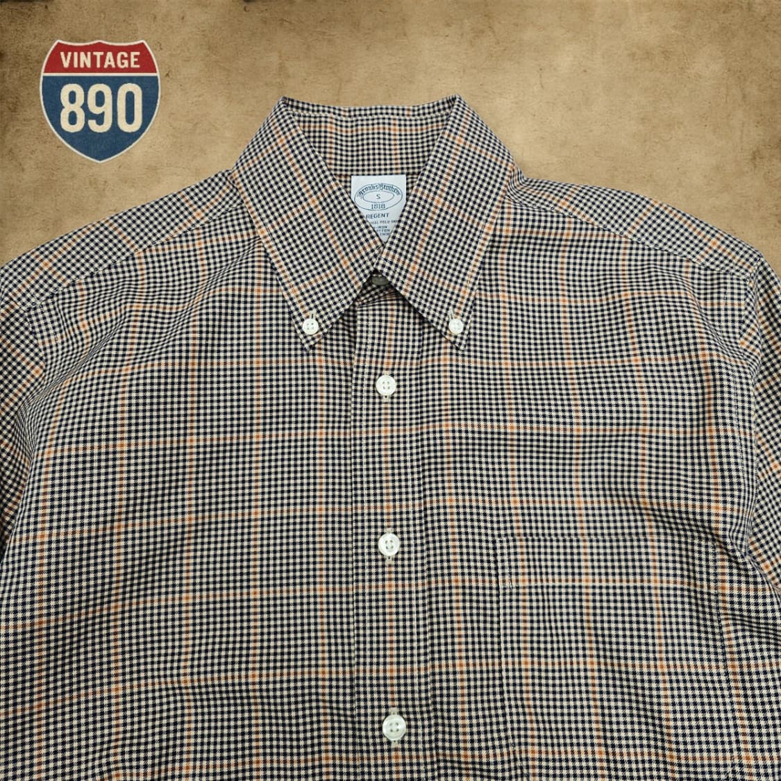 [S] Brooks Brothers 브룩스브라더스 리젠트 체크 셔츠 상품이미지2