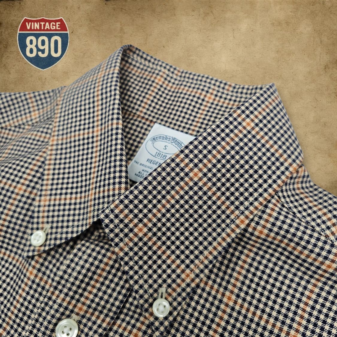 [S] Brooks Brothers 브룩스브라더스 리젠트 체크 셔츠 상품이미지4