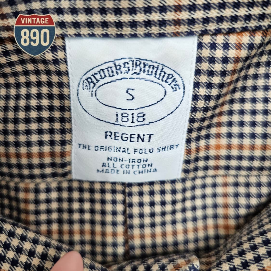 [S] Brooks Brothers 브룩스브라더스 리젠트 체크 셔츠 상품이미지6