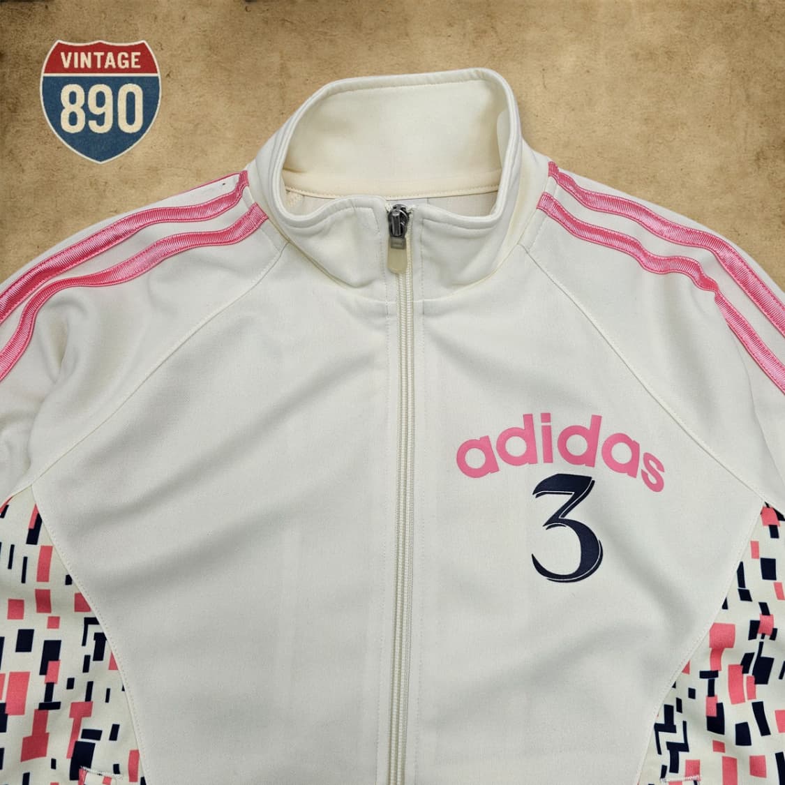 [90] adidas 아디다스 핑크 집업 져지 상품이미지2