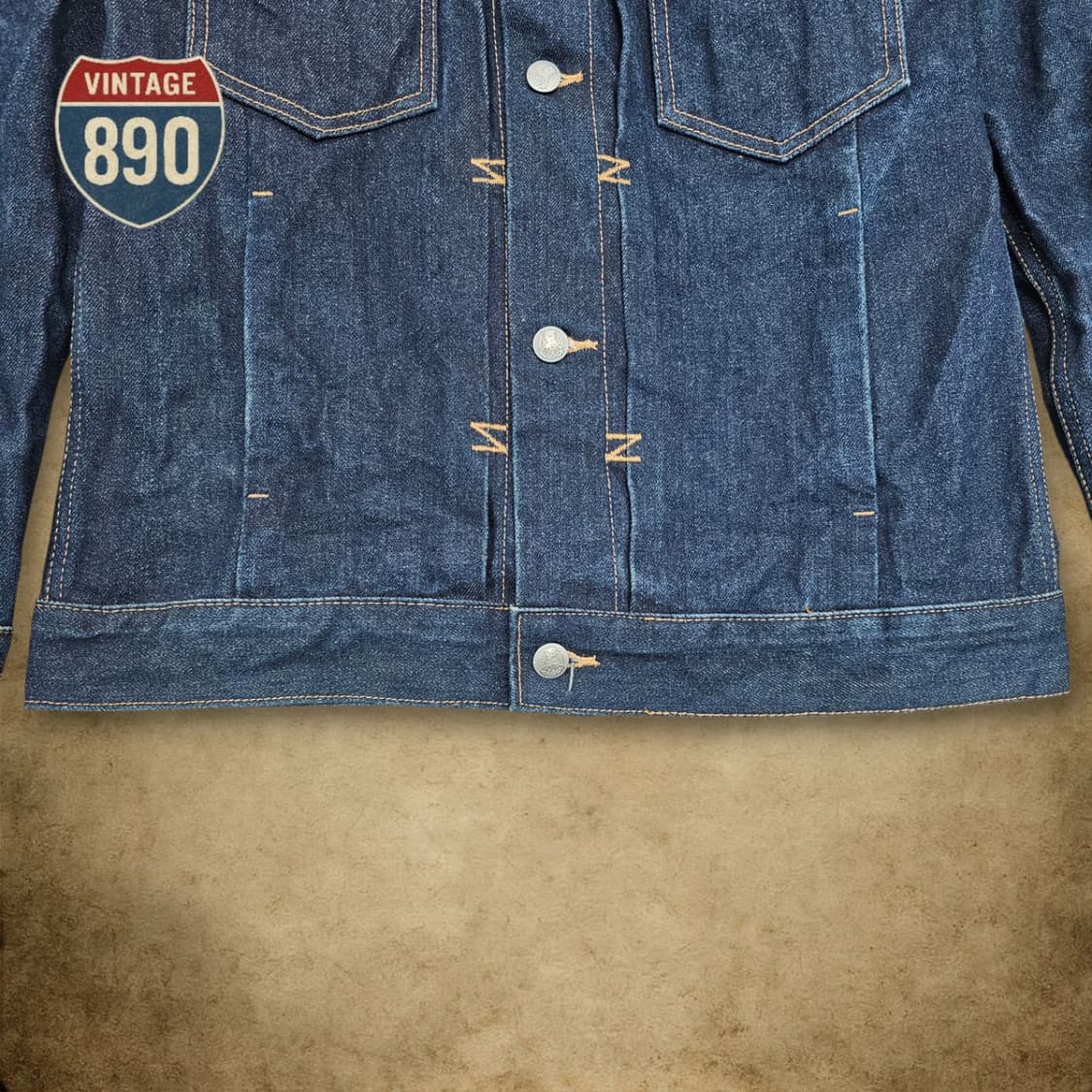 [L] Nude Bones 누드본즈 신치백 청자켓 상품이미지3