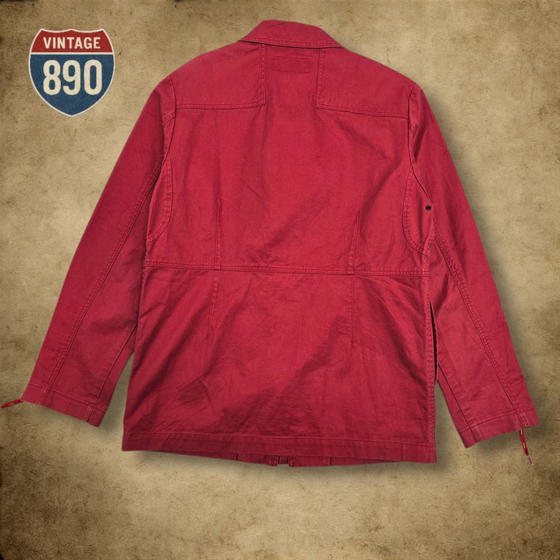 [L] R.Newbold 알뉴볼드 레드 코튼 자켓 상품이미지10