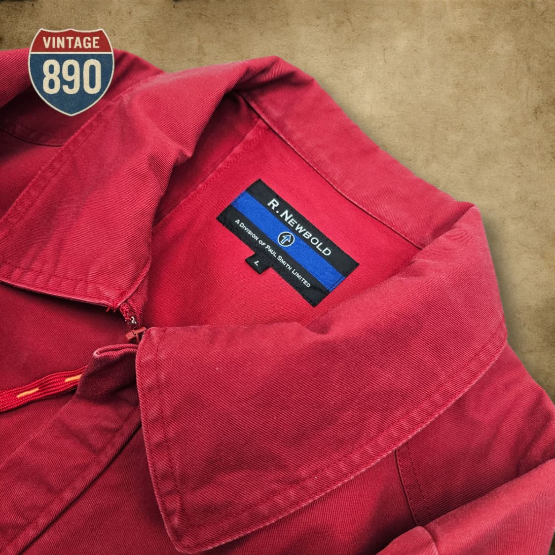 [L] R.Newbold 알뉴볼드 레드 코튼 자켓 상품이미지5