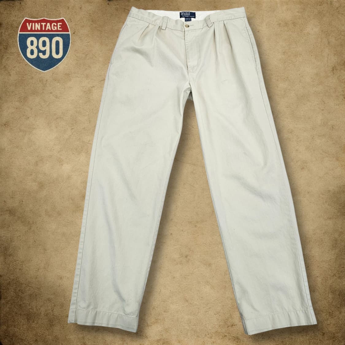 [34] POLO Ralph Lauren 포워드 플리츠 투턱 치노팬츠 상품이미지1