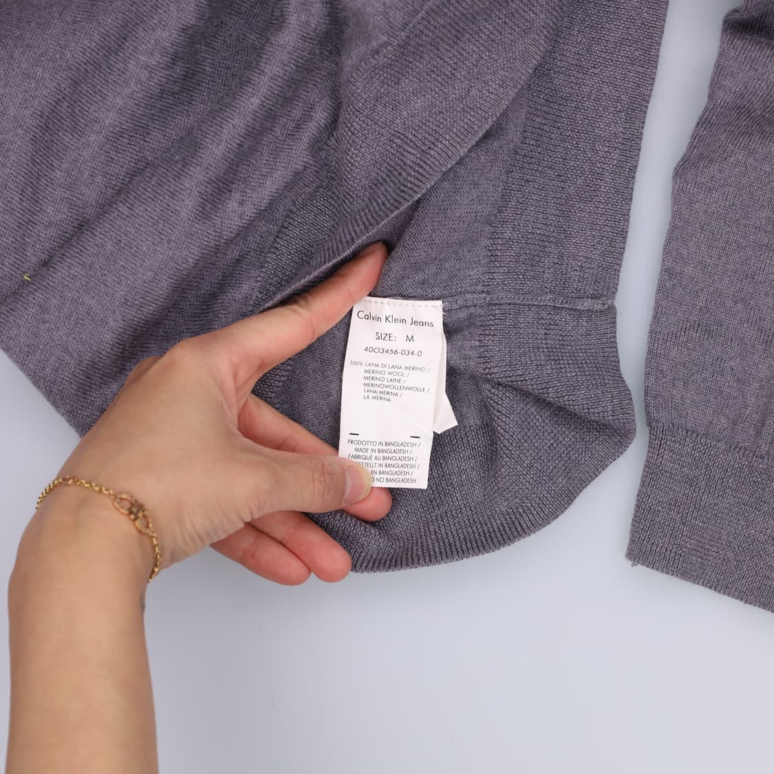 M 캘빈클라인 여성 울 니트 0429H 상품이미지5