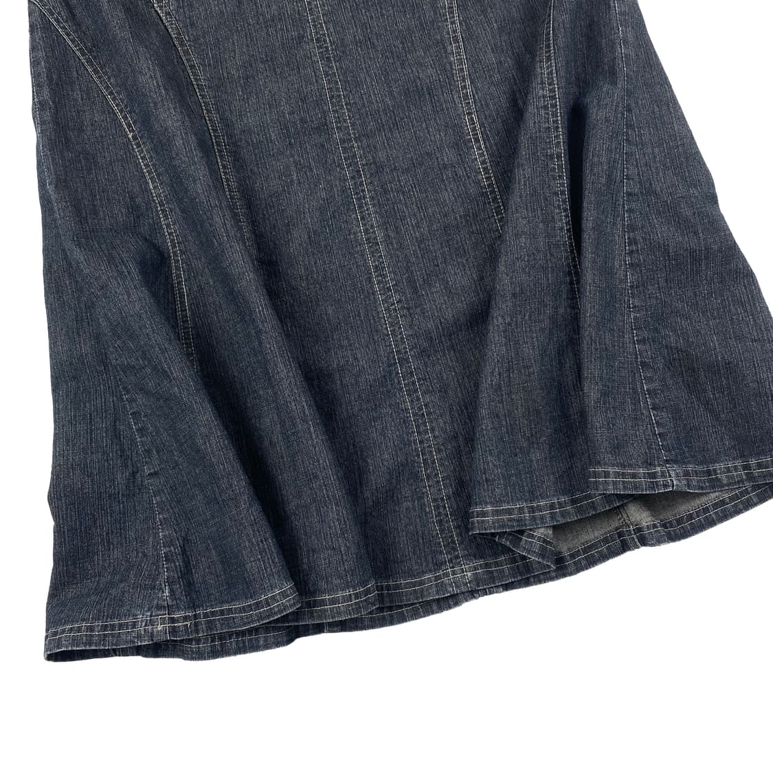 jpn 스티치 플레어 데님스커트 상품이미지5