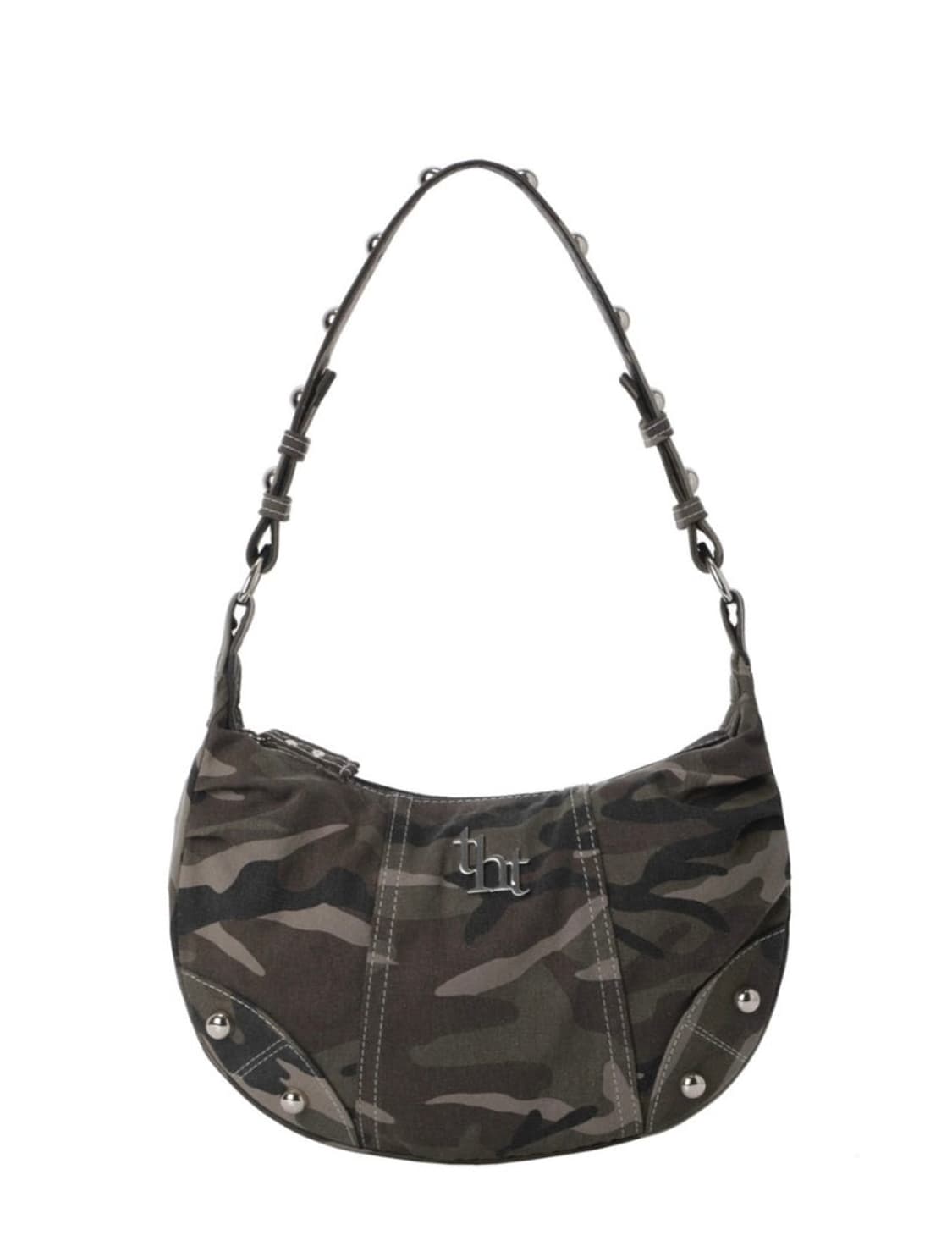 쓰리타임즈 카모 숄더백 상품이미지1