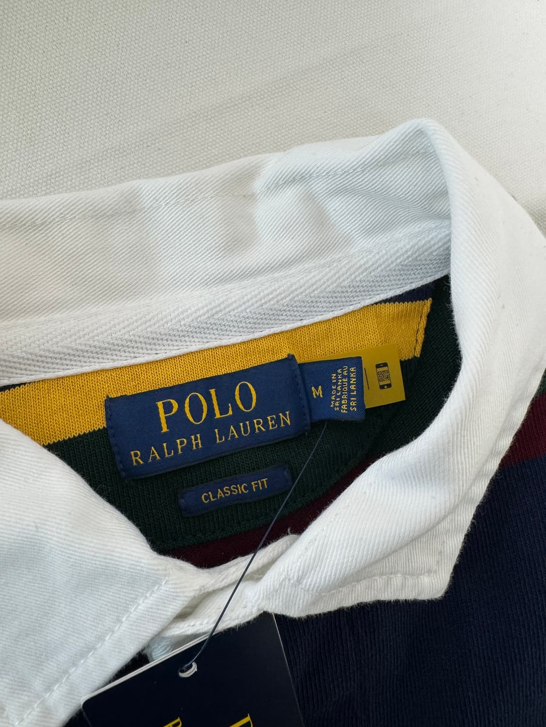 폴로 랄프로렌 멀티 스트라이프 럭비 셔츠 M 상품이미지9