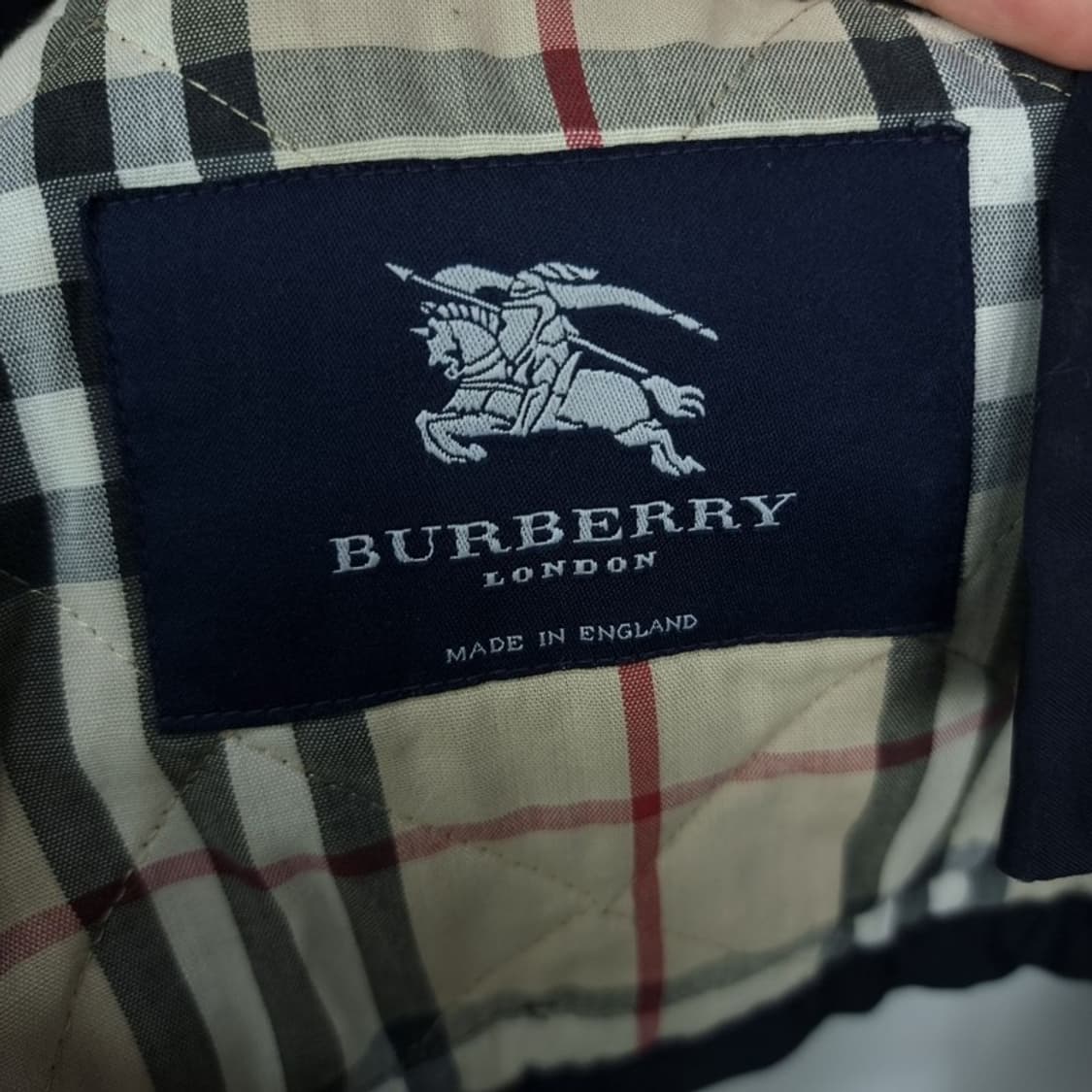 [버버리] 빈티지 퀄티드 퀄팅 자켓 네이비 P01341 상품이미지7