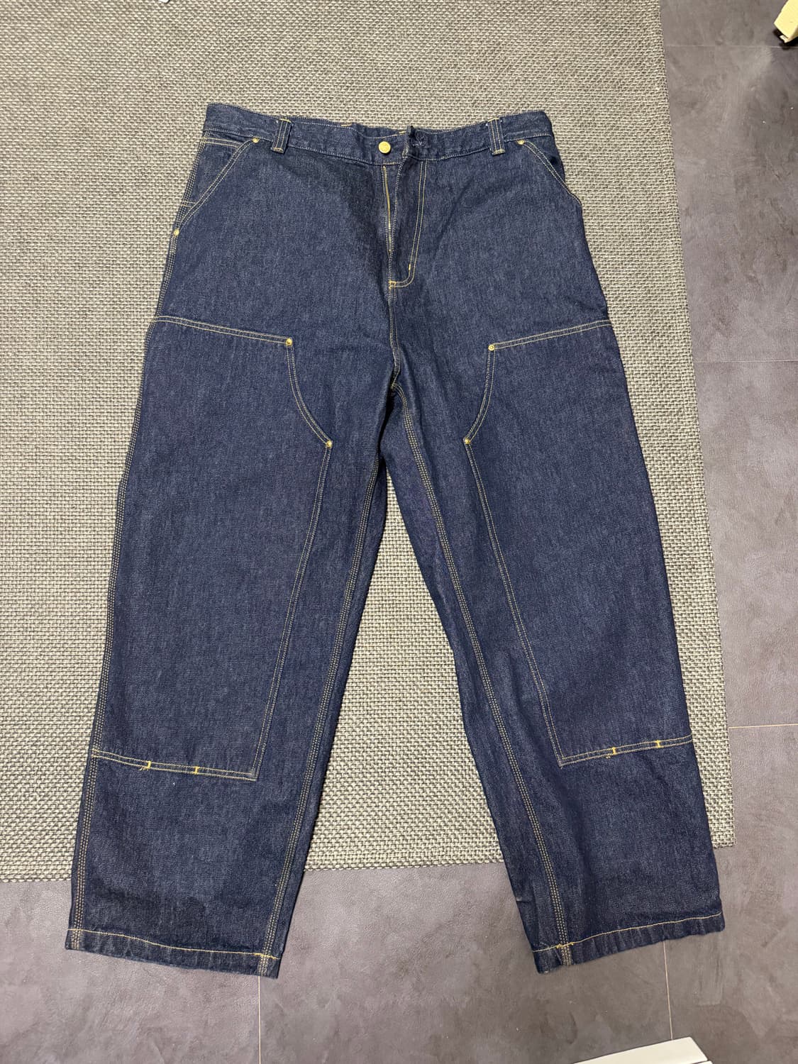 칼하트윕 블루 더블니 팬츠 XL 상품이미지1