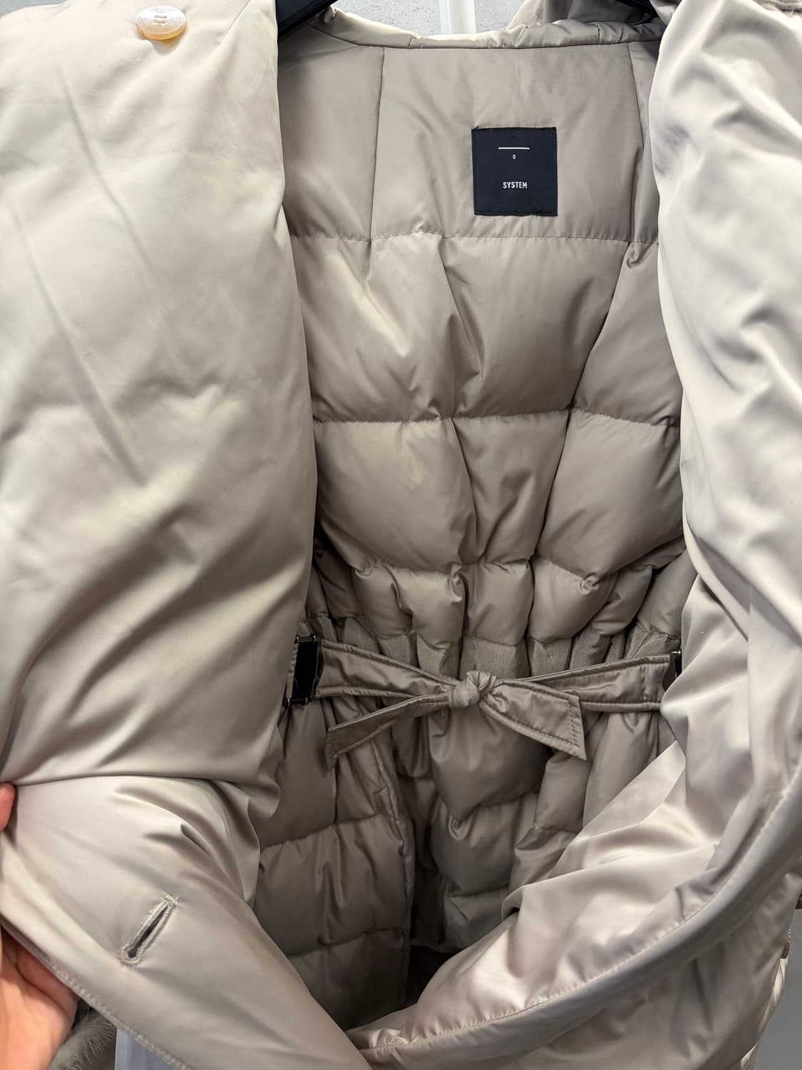 시스템 SYSTEM 구스다운 패딩 코트 상품이미지4