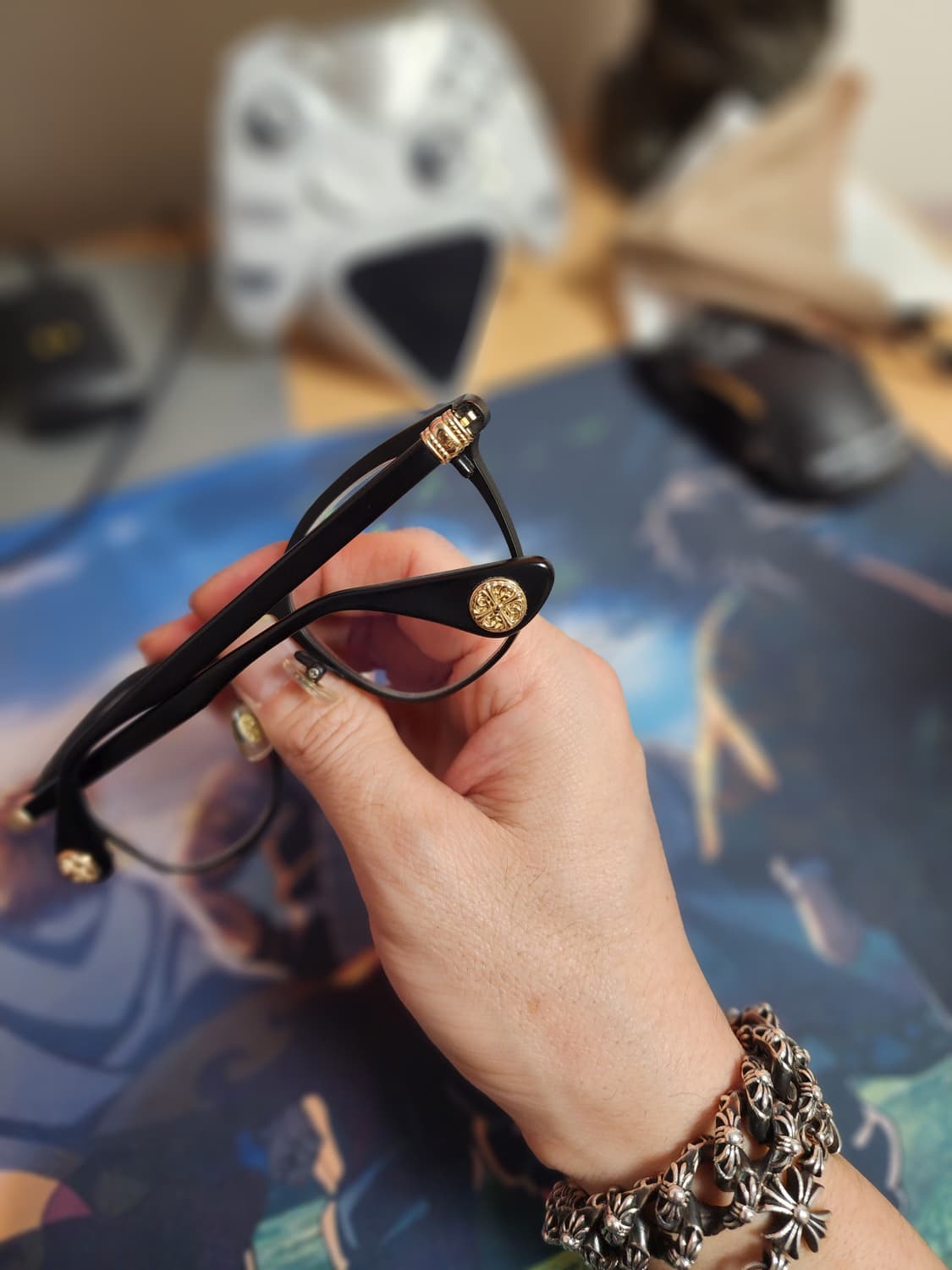 크롬하츠 그라울러2 매트블랙 18k골드플레이트 상품이미지4