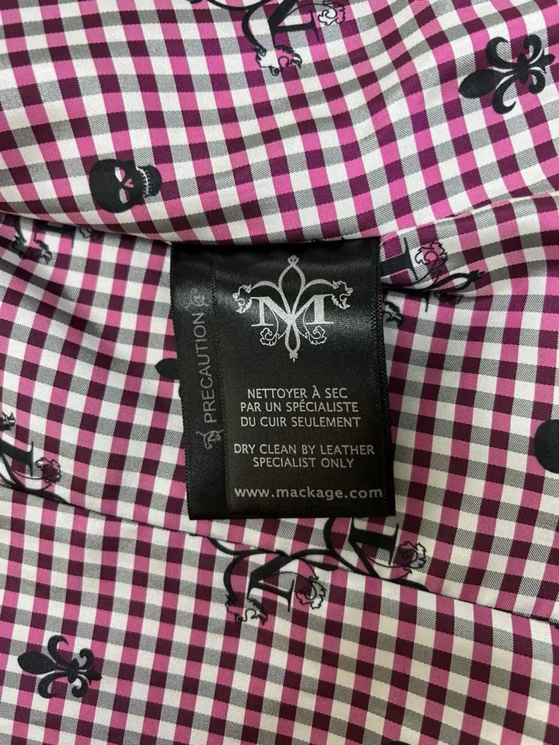 맥케이지 램스킨 모토재킷 XS 상품이미지6