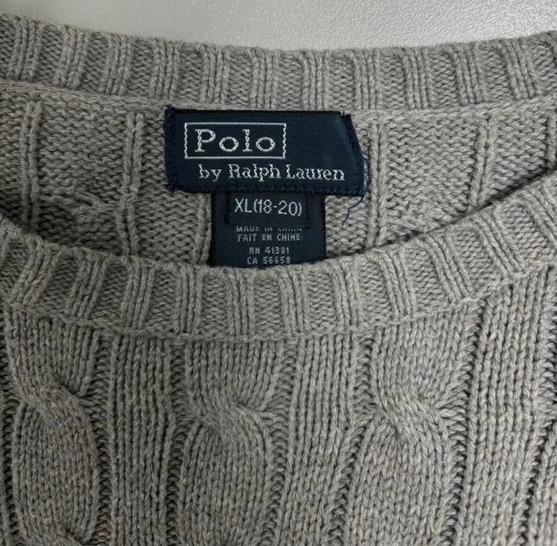 폴로랄프로렌 케이블니트 S 상품이미지4