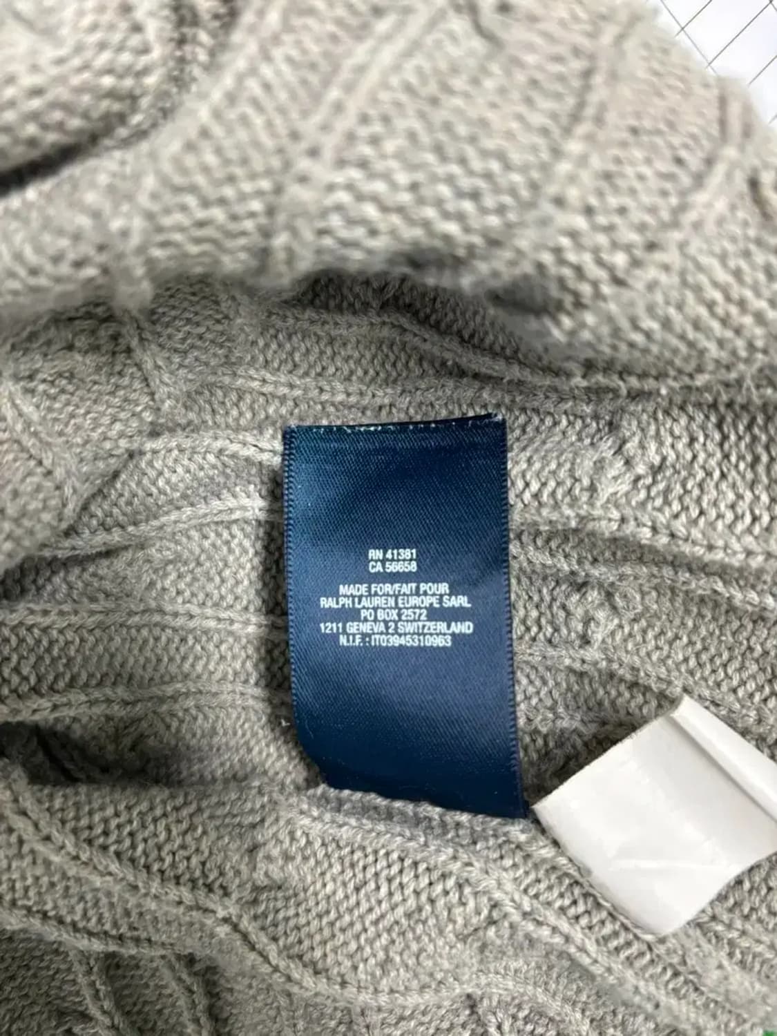 폴로랄프로렌 케이블니트 S 상품이미지5