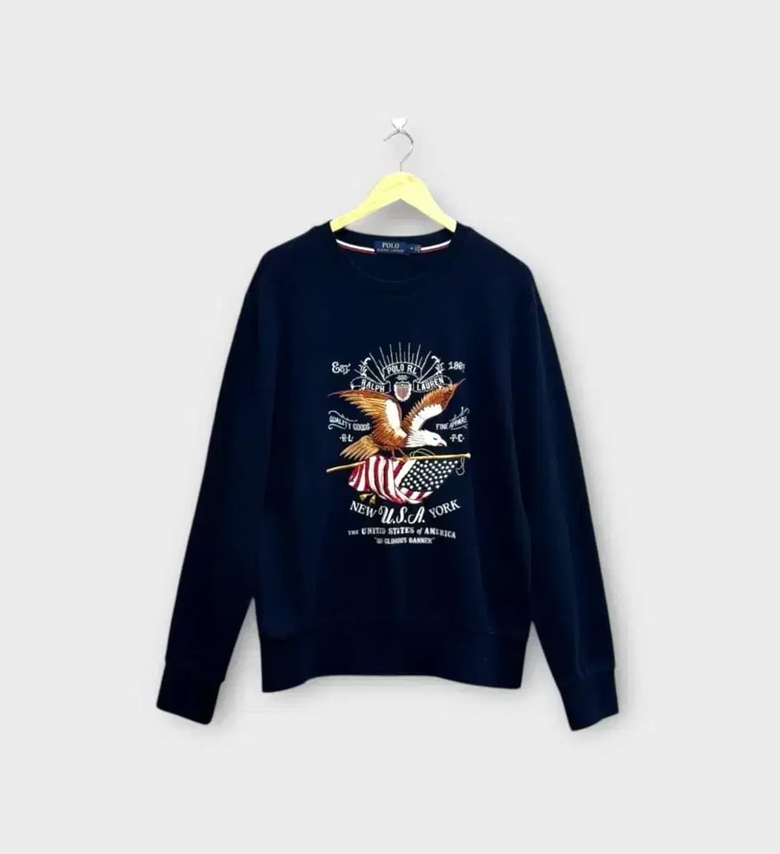 폴로 대장급 국기클래식 이글맨투맨 M 상품이미지1