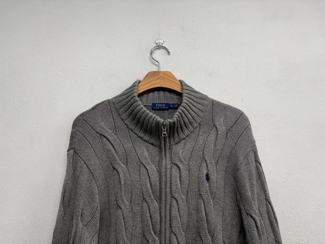 폴로 랄프로렌 케이블 집업 XL 상품이미지2