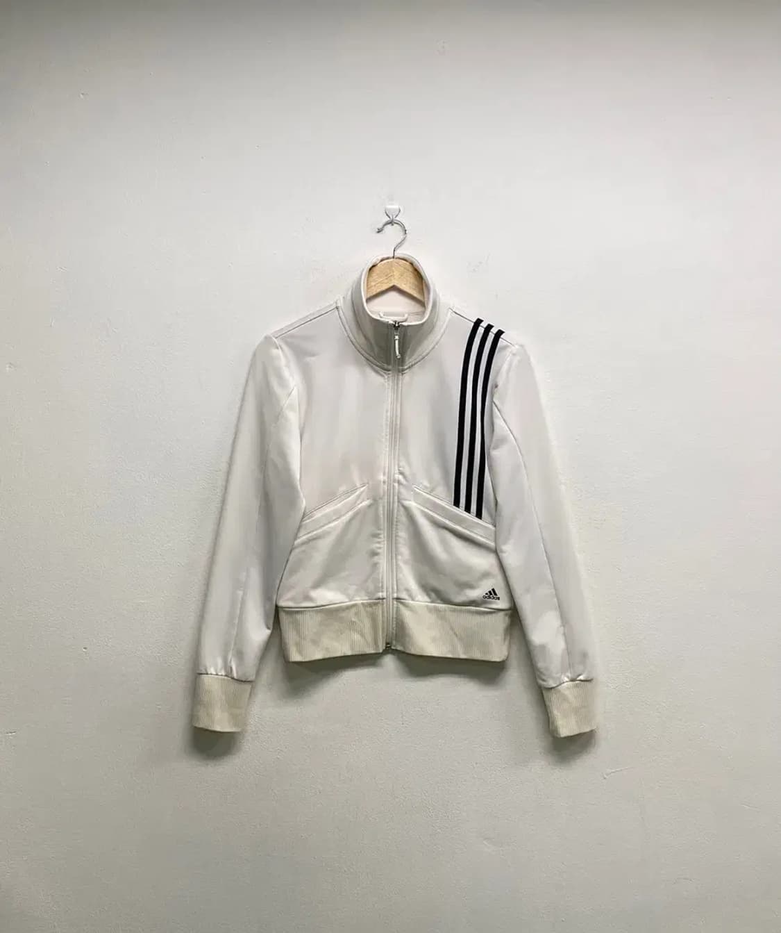 아디다스 글리터 화이트 삼선 져지 트랙탑 90 상품이미지1