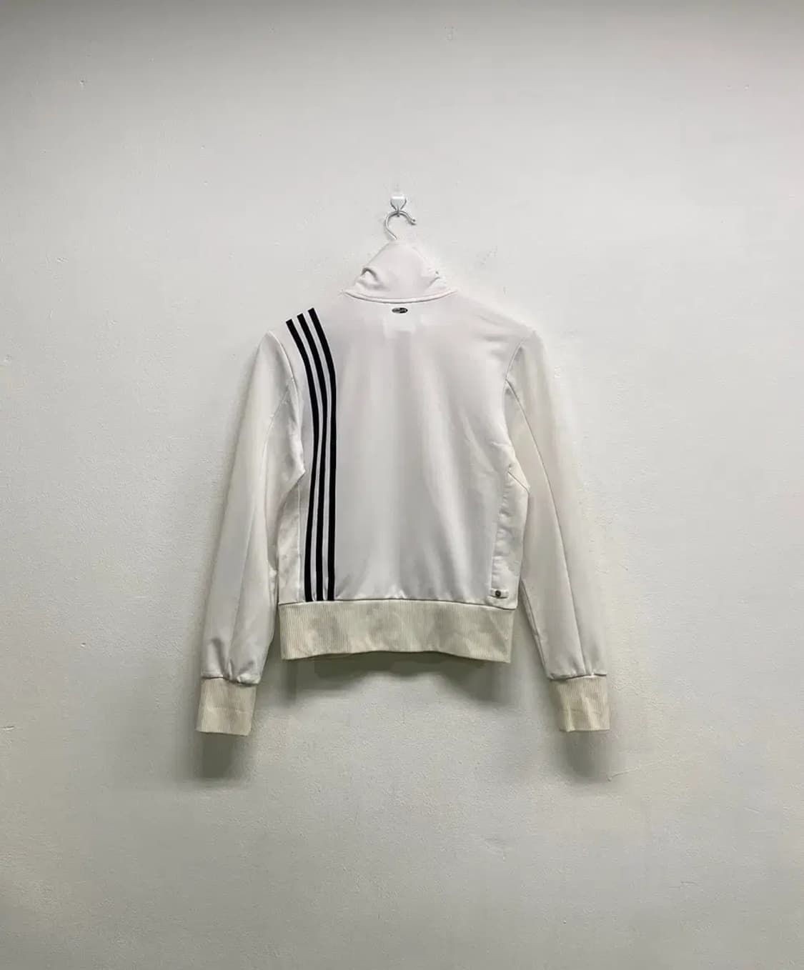 아디다스 글리터 화이트 삼선 져지 트랙탑 90 상품이미지5