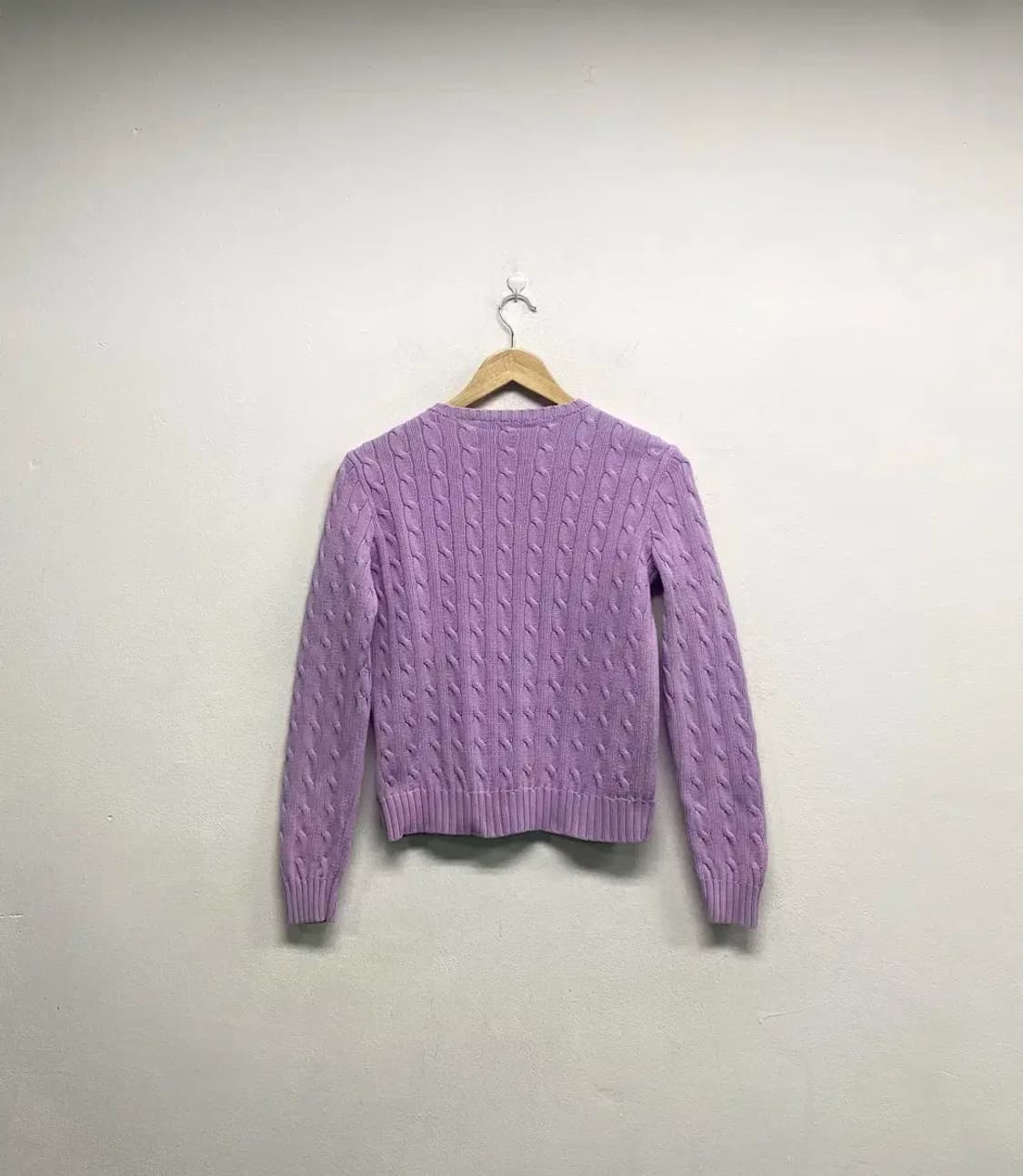 폴로 꽈배기 니트 M 상품이미지3