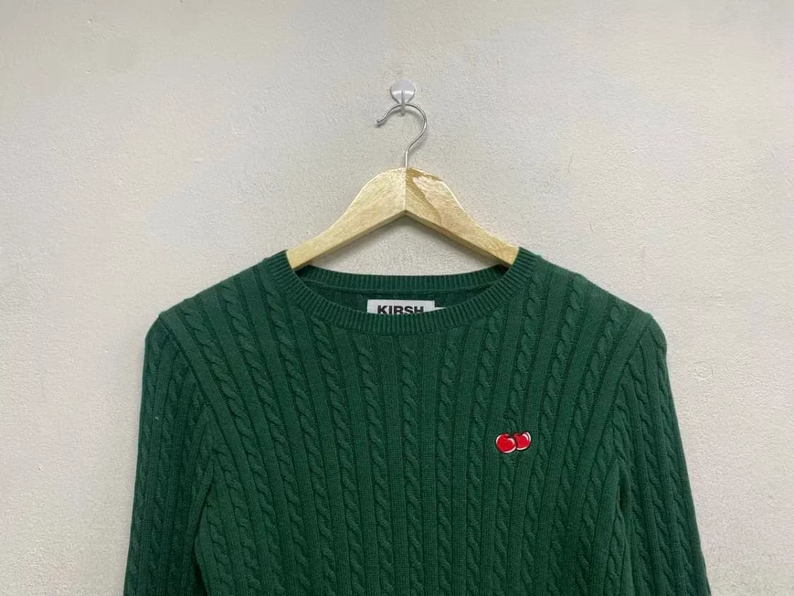 키르시 꽈배기 크롭니트 상품이미지2