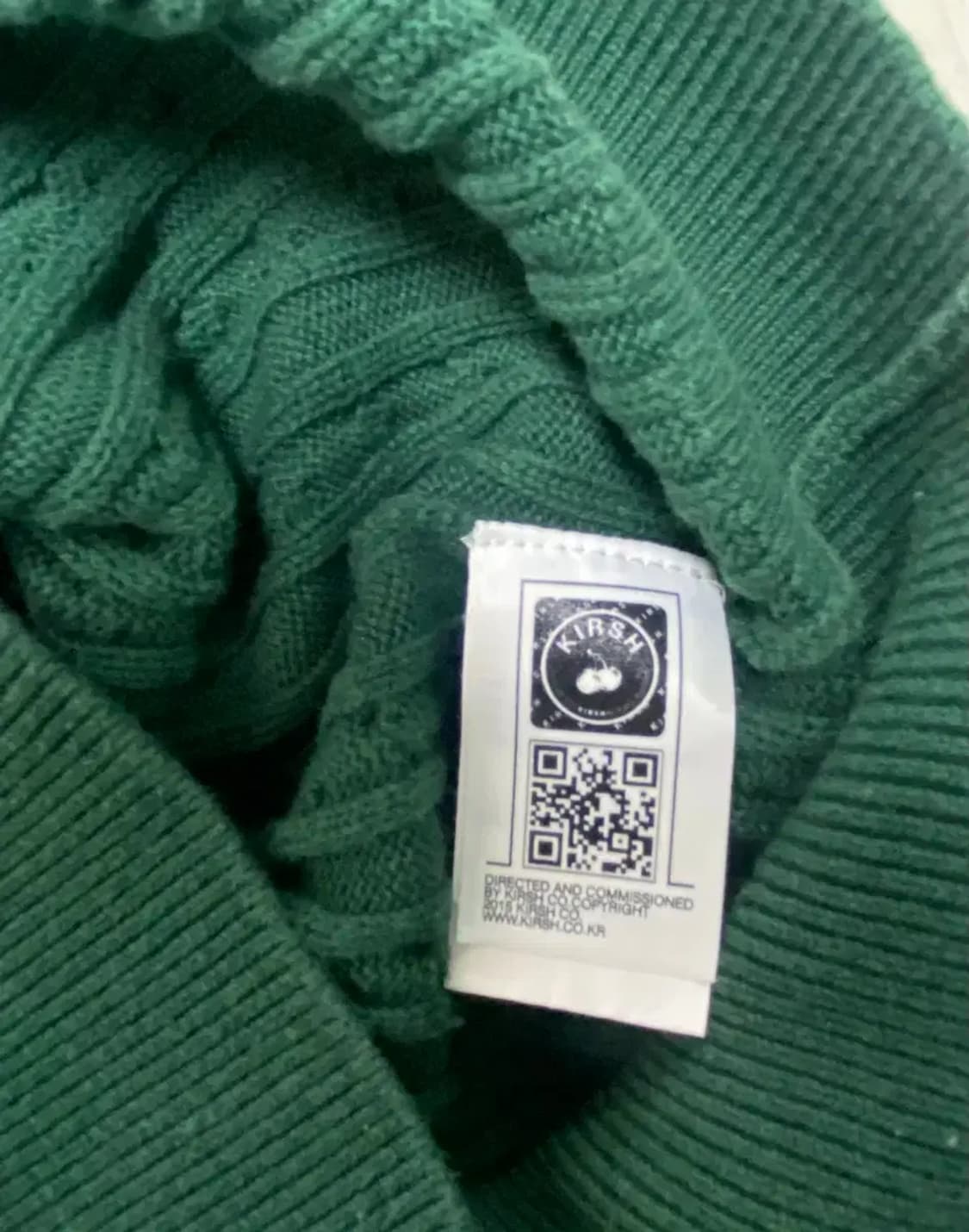 키르시 꽈배기 크롭니트 상품이미지5