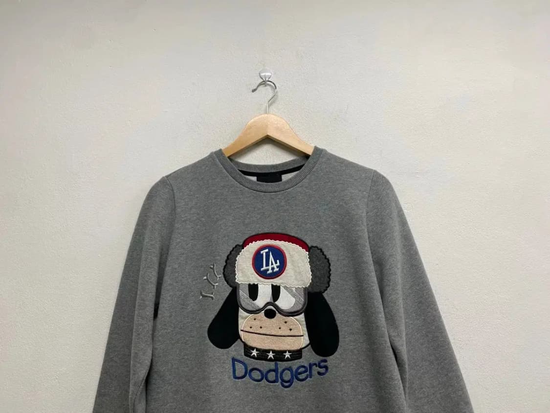 MLB LA 다저스 그레이 맨투맨 S 상품이미지2