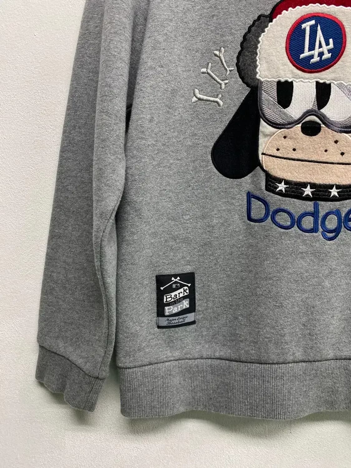 MLB LA 다저스 그레이 맨투맨 S 상품이미지3