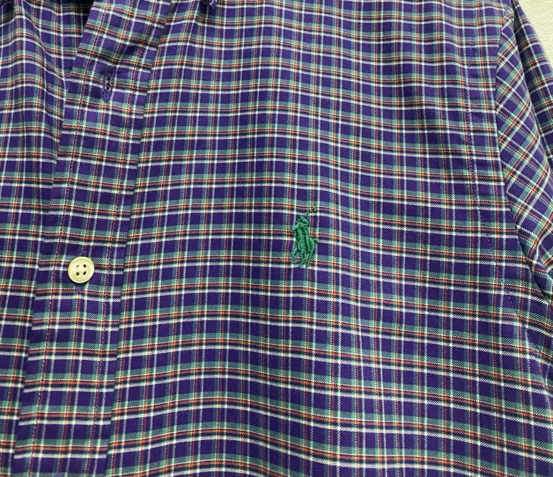 [새제품] Polo 폴로 랄프로렌 체크셔츠 S 상품이미지3