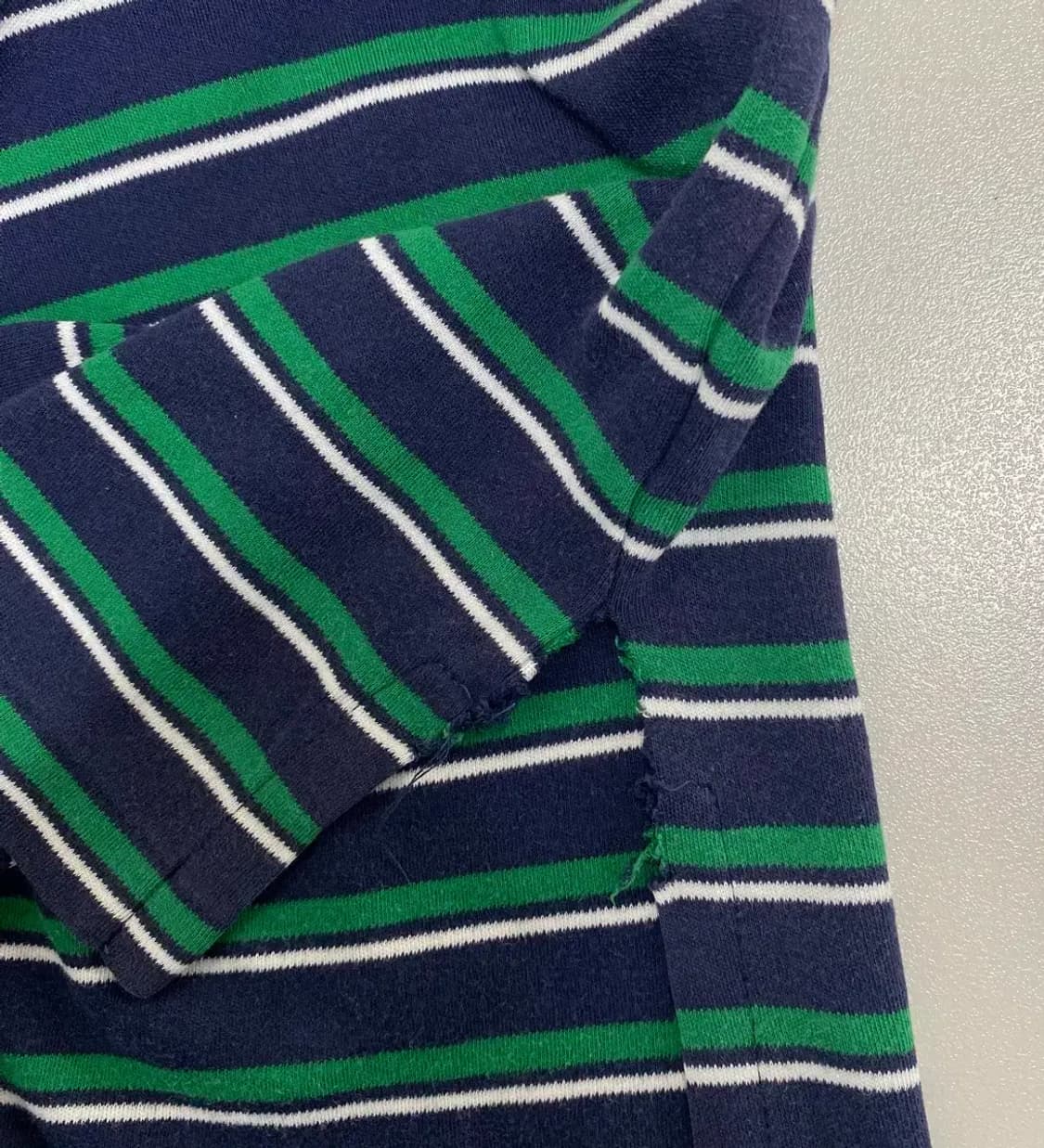 Polo 그린 스트라이프 카라 티셔츠 L 상품이미지6