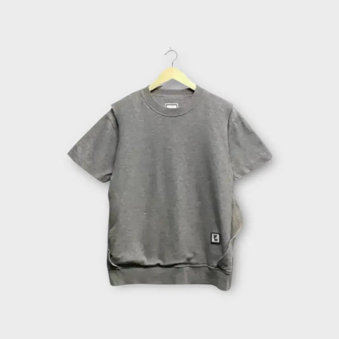 우영미 절개 반팔 맨투맨티 M-L 상품이미지1