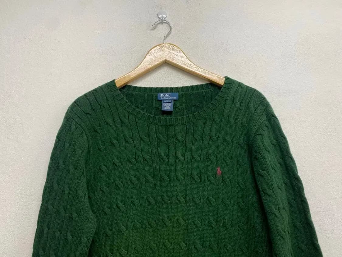 폴로 케이블 니트 XL 상품이미지2