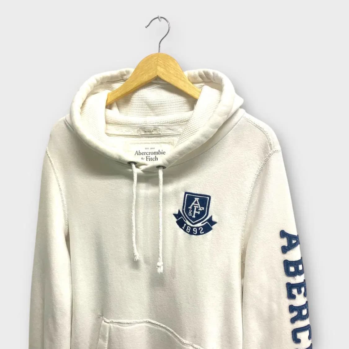 아베크롬비 로고 후드티 L 상품이미지3