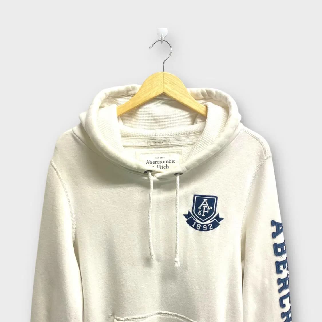 아베크롬비 로고 후드티 L 상품이미지4
