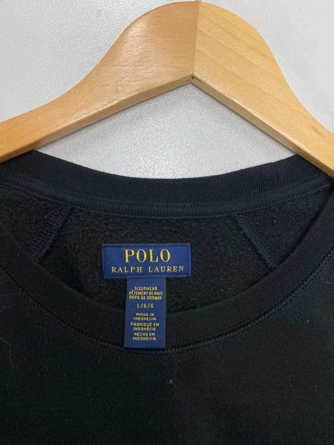 폴로랄프로렌 플리스 맨투맨 L 상품이미지4