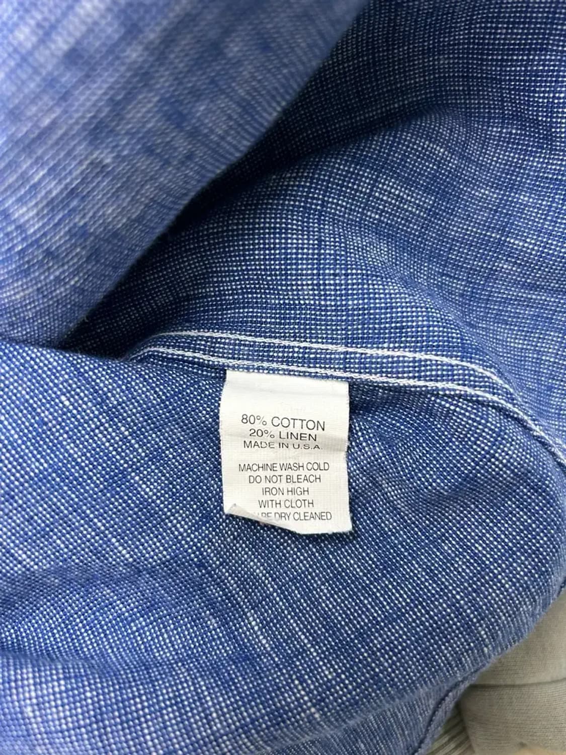 깃먼빈티지 오픈카라 린넨 셔츠 S 상품이미지5